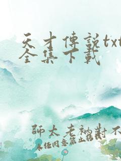 天才传说txt全集下载
