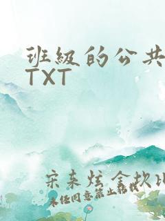 班级的公共玩具TXT