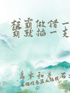 校霸做错一题学霸就插一支笔