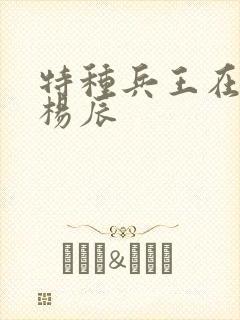 特种兵王在都市杨辰