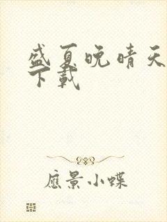 盛夏晚晴天全集下载