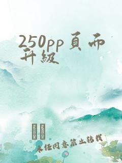 250pp页面升级