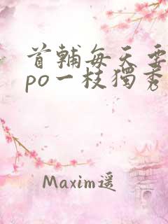 首辅每天要不够po一枝独秀全文