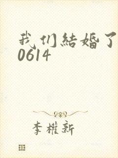 我们结婚了130614