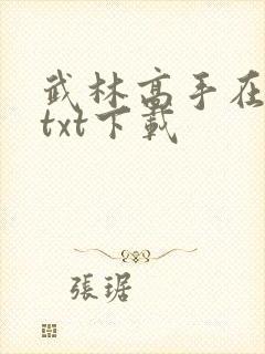 武林高手在校园txt下载