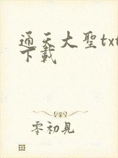 通天大圣txt下载