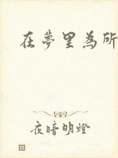 在梦里为所欲为