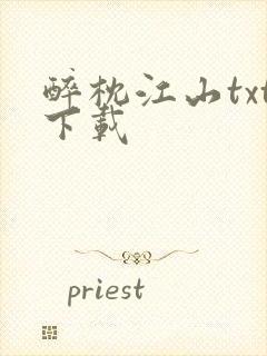 醉枕江山txt下载