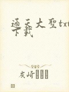 通天大圣txt下载
