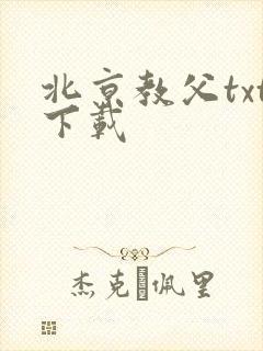 北京教父txt下载