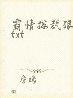 霸情总裁狠狠爱txt