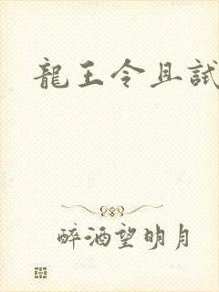 龙王令且试天下