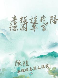 老板让我陪两个德国专家