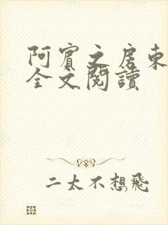 阿宾之房东太大全文阅读