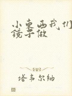 小东西我们对着镜子做