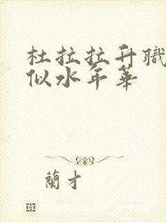 杜拉拉升职记之似水年华