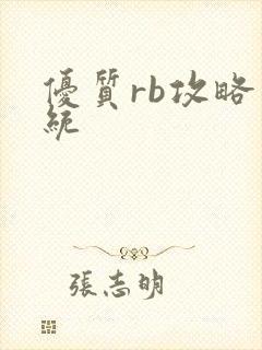 优质rb攻略系统