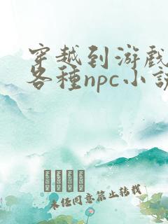 穿越到游戏里和各种npc小说