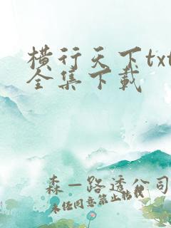 横行天下txt全集下载