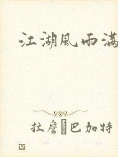 江湖风雨满天情