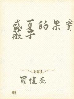盛夏的果实 小薇子
