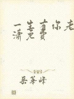 一生有你老赵潇潇免费