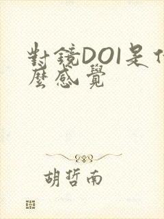 对镜DOI是什么感觉