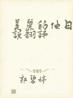 美丽的他日剧小说翻译