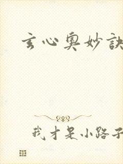 玄心奥妙诀全集