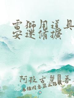 雷狮用道具玩哭安迷修扩