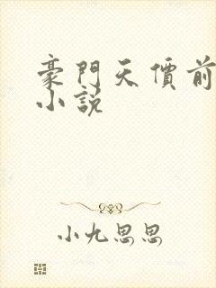 豪门天价前妻 小说