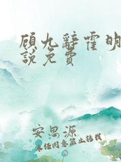 顾九辞霍明澈小说免费