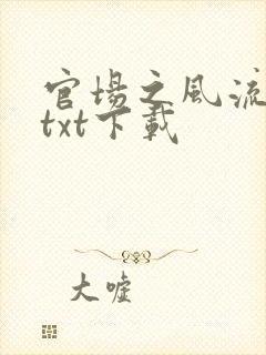 官场之风流人生txt下载