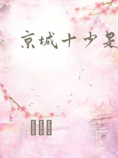 京城十少是谁