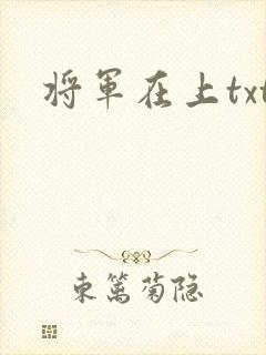 将军在上txt