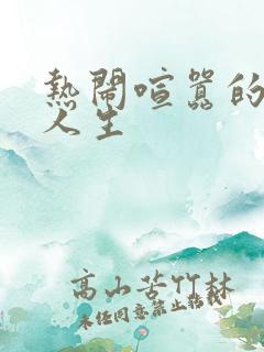 热闹喧嚣的彪悍人生