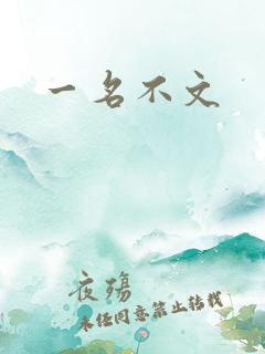 一名不文