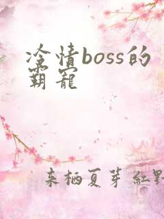 冷情boss的霸宠