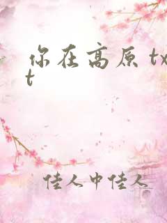 你在高原 txt