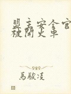 盟主安全官泰国被开火车