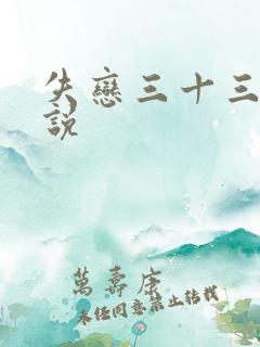 失恋三十三天小说