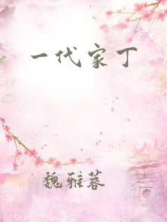 一代家丁