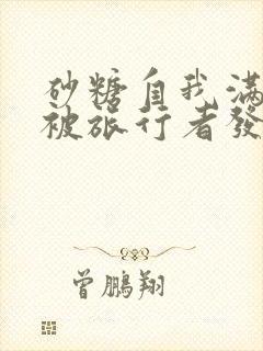 砂糖自我满足时被旅行者发现小说