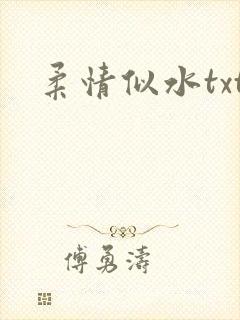 柔情似水txt