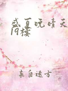 盛夏晚晴天小说19楼