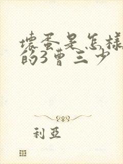 坏蛋是怎样炼成的3曹三少