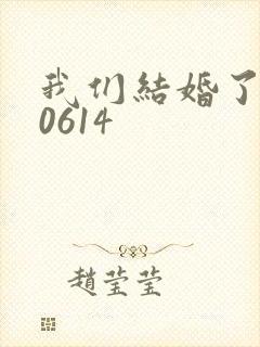 我们结婚了130614