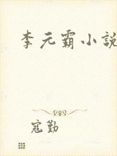 李元霸小说