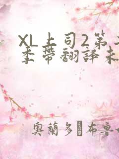XL上司2第二季带翻译未增