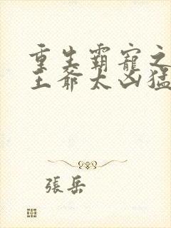 重生霸宠之摄政王爷太凶猛